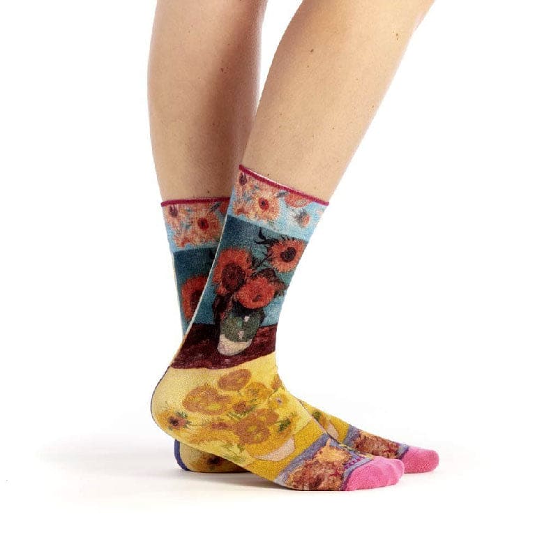 Sunflowers Printed Socks for Her