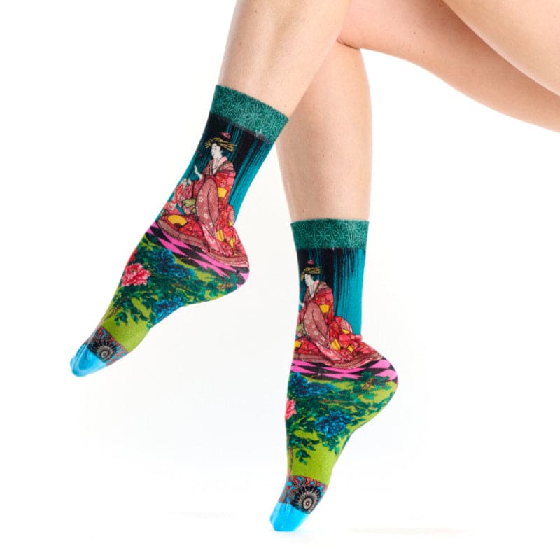Twin Roads - Geisha Printed Socks for Her