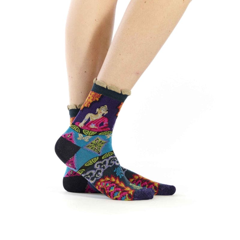 Nirvana Frilled Crew Socks for Her