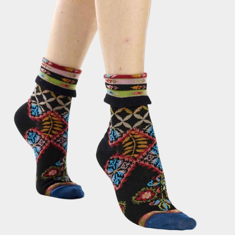 Atlas Turn Back Cuff Socks for Her