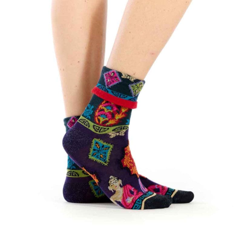 Twin Roads - Nirvana Turn Back Cuff Socks for Her