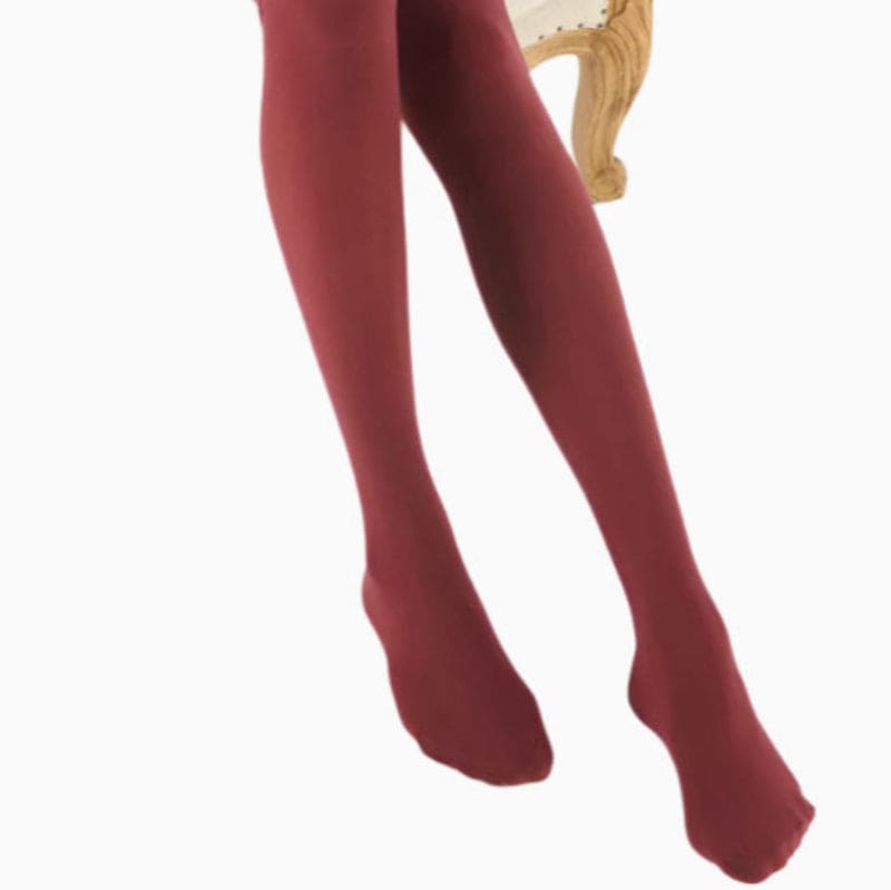 Burgundy 50 Denier Opaque Tights