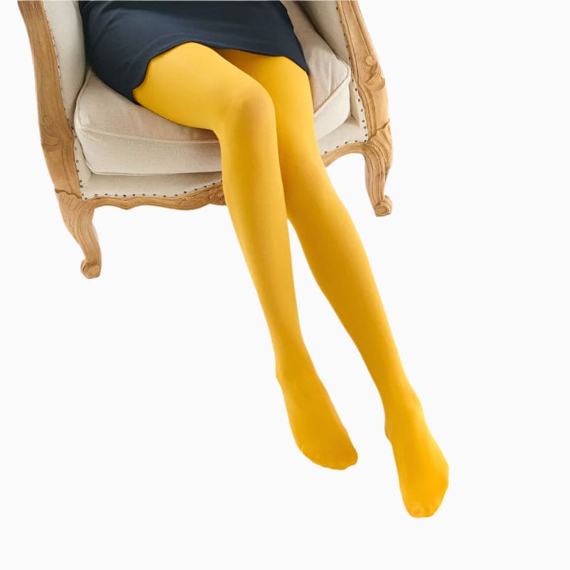 Mustard 50 Denier Opaque Tights