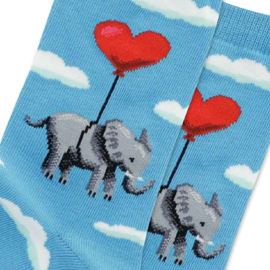 Chaussettes cœur d'éléphant pour elle