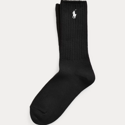 Embroidered Pony Crew Socks for Her