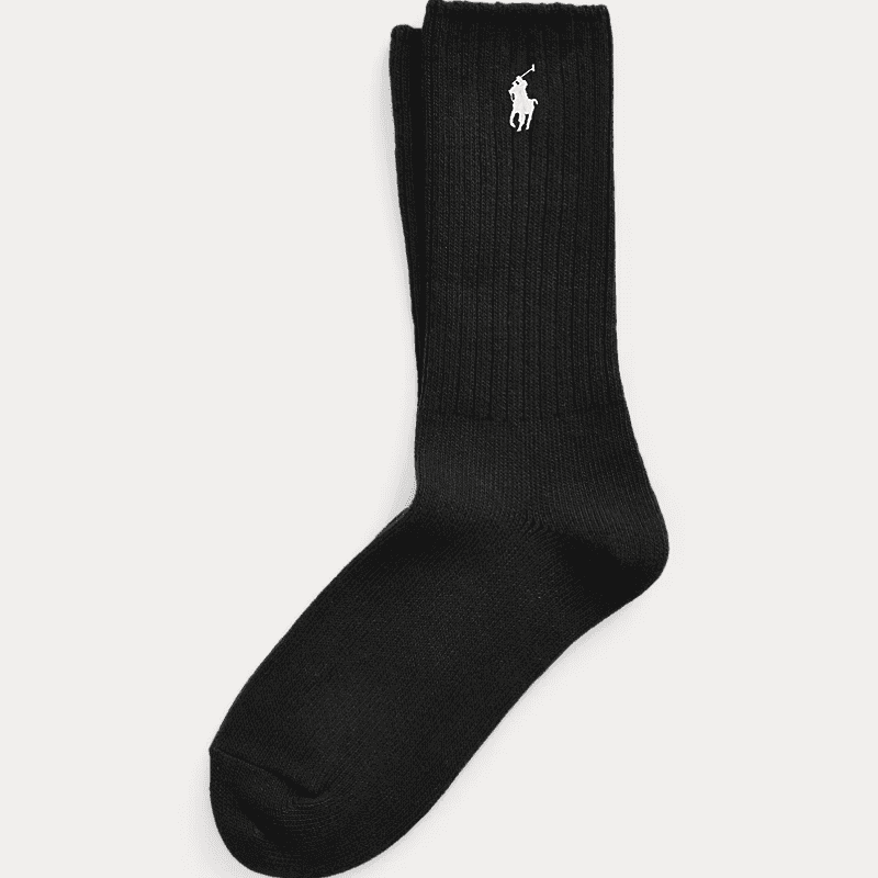Embroidered Pony Crew Socks for Her