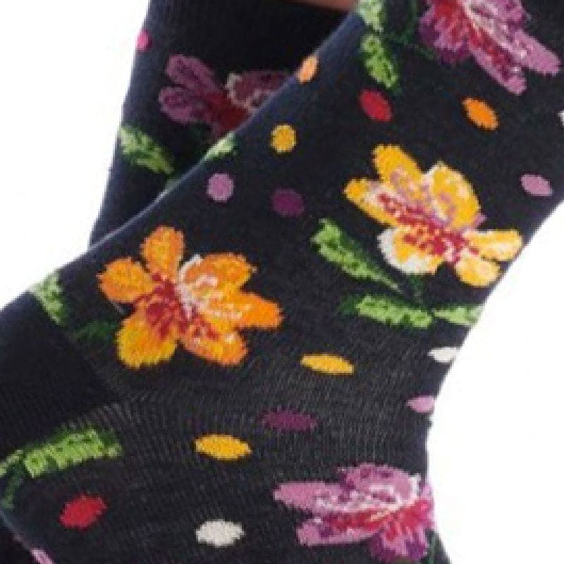 Chaussettes fleuries pour elle