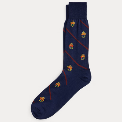 Heraldic Club Wool-Blend Socks