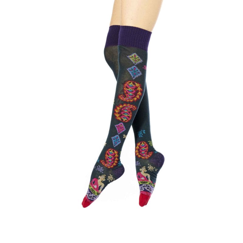 Twin Roads - Nirvana over the knee socks