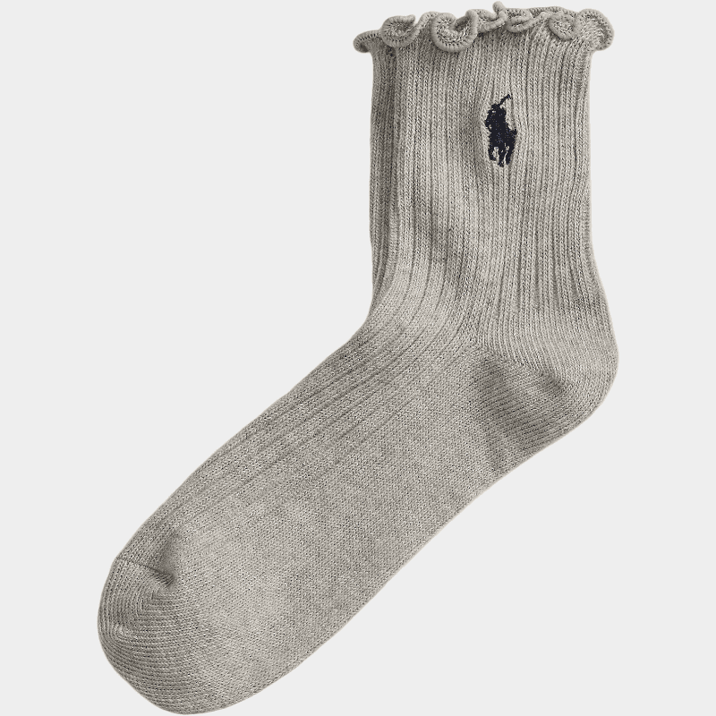 Ruffled-Cuff Ankle Socks for Her