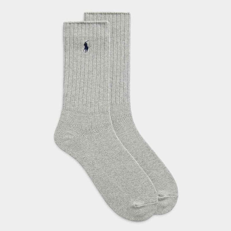 Polo Cotton-Blend Crew Socks