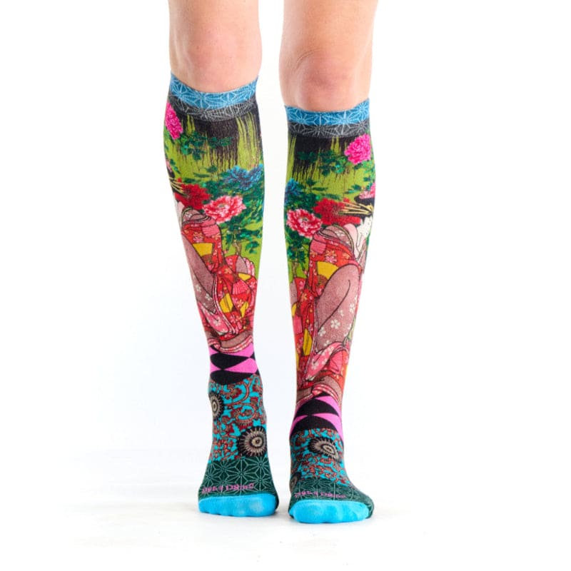 Twin Roads - Geisha Printed Knee High Socks for Her