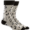 men's socks - Musical Notes