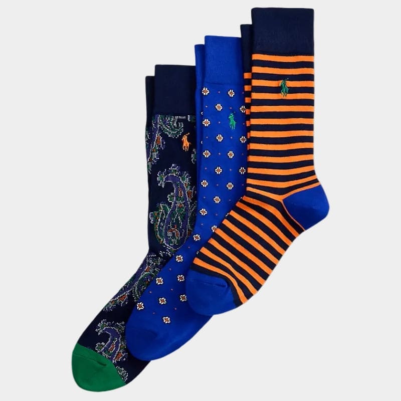 Patterned Trouser Sock 3-Pack 