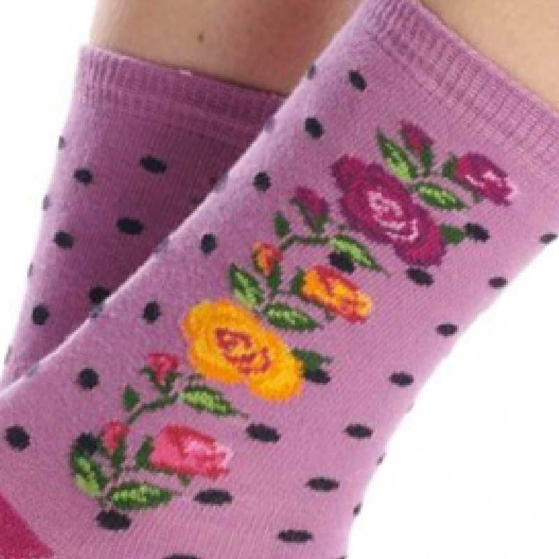 Twin Roads - Rose Bloom Socks for Her