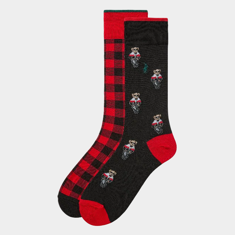 Polo Mini Bear & Plaid 2-Pack