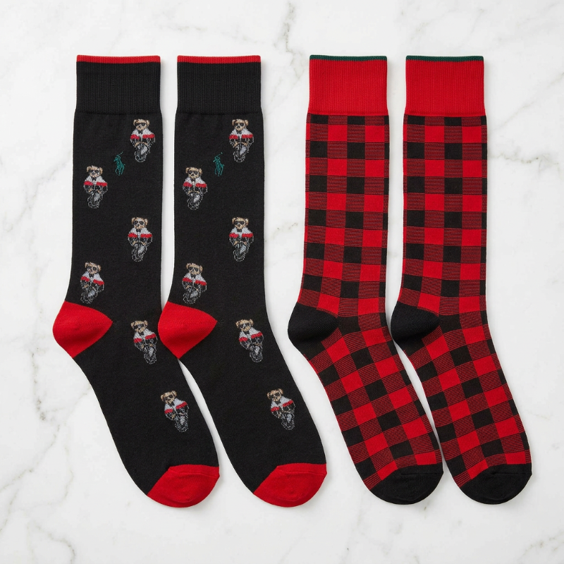 Polo Mini Bear & Plaid 2-Pack