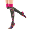 Twin Roads - Rubus Floral Over the Knee Socks for Her