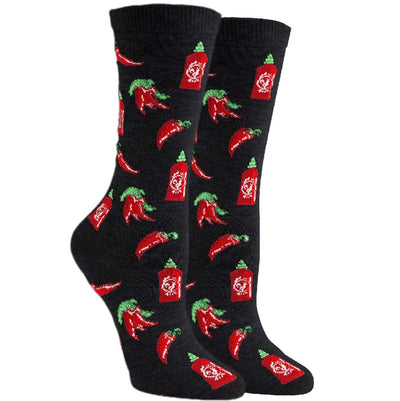 women's socks - sriracha