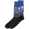 Twin Roads - Starry Night Socks for Him