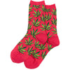 womens socks - weed