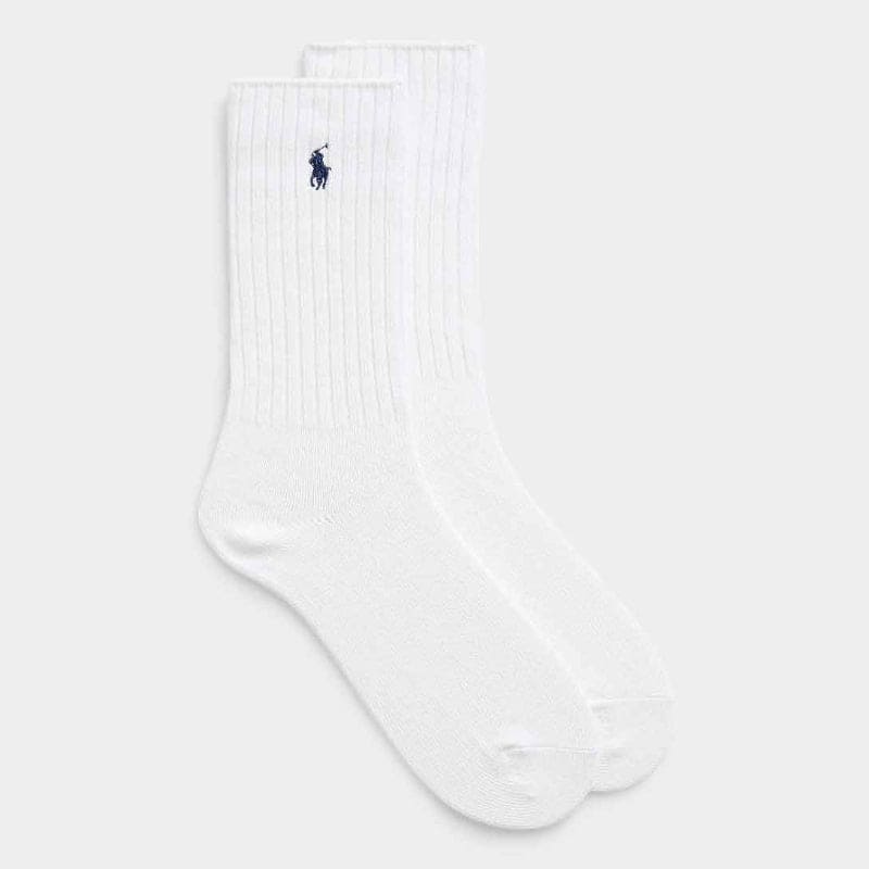 Polo Cotton-Blend Crew Socks