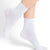 Socquettes Bord Roulé blanches en pur coton