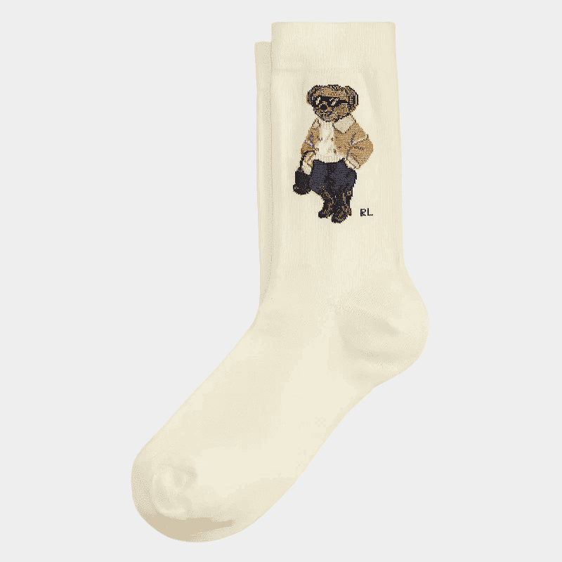 Winter Polo Bear Socks for Her