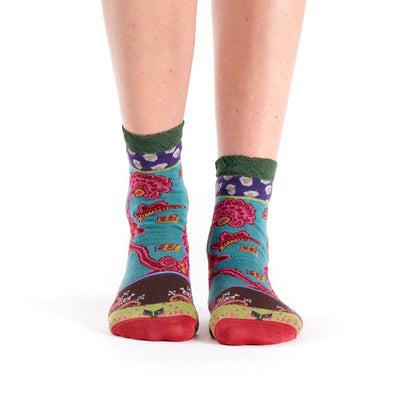 Twin Roads - Dye Fantaisy Crew Socks for Her