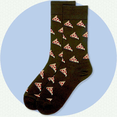 men's socks - pizza