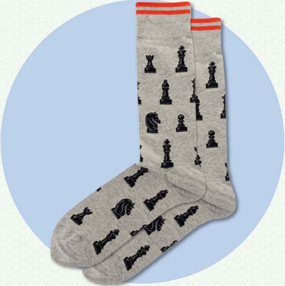 men's socks - chess