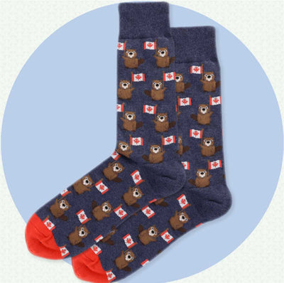 Twin Roads - Canada Beaver Socks for Him