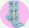 women's socks - daisy bees