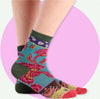 Twin Roads - Dye Fantaisy Crew Socks for Her