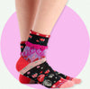 Twin Roads - Damas Reverse Scallop Socks for Her