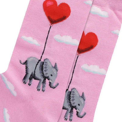 Twin Roads -Elephant Heart Socks for Her