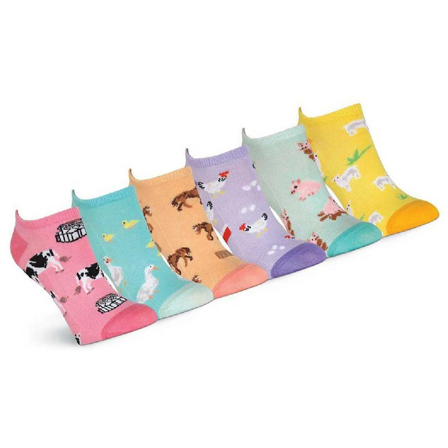 Women's Socks - Farm Animals Ankle Socks