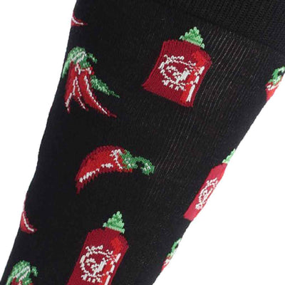 men's socks - Hot Stuff Sriracha