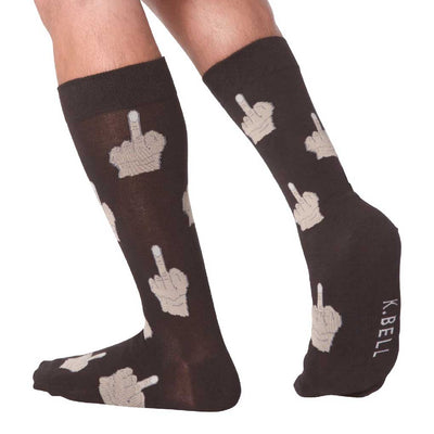 Twin Roads - Middle Finger Socks for Him