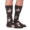 Twin Roads - Middle Finger Socks for Him