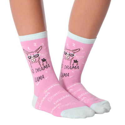 womens socks - No Drama Llama