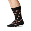 men's socks - pizza