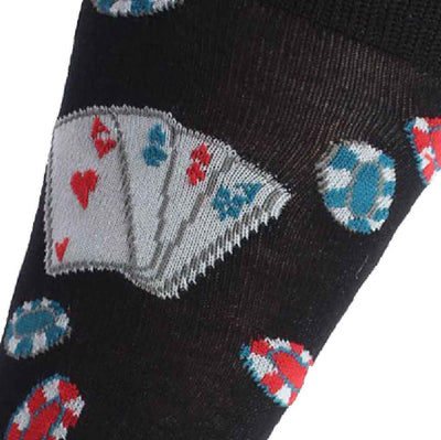 men's socks - poker face