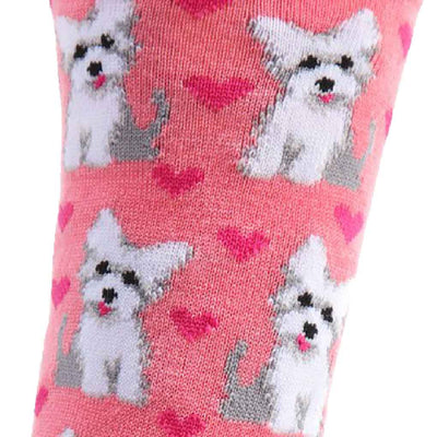 women's socks - puppy love