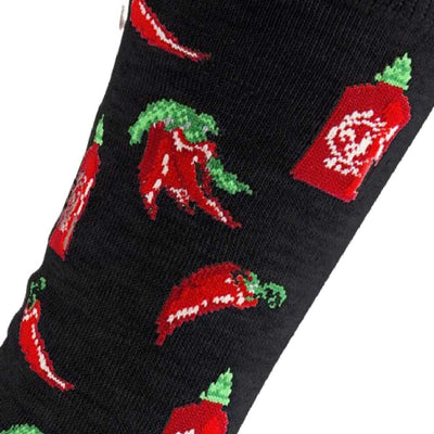 women's socks - sriracha