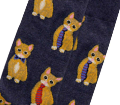 men's socks - Cats in Ties